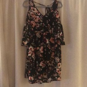 Floral Off The Shoulder Dress